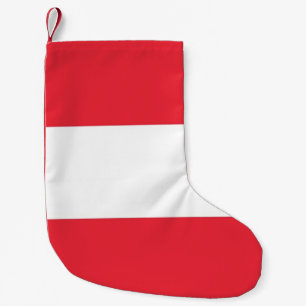 Kerstkousen met vlag van Oostenrijk Kleine Kerstsok