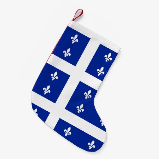 Kerstkousen met vlag van Quebec Kleine Kerstsok (Voorkant (Hangend))