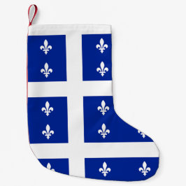 Kerstkousen met vlag van Quebec Kleine Kerstsok