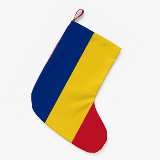Kerstkousen met vlag van Roemenië Kleine Kerstsok (Voorkant (Hangend))