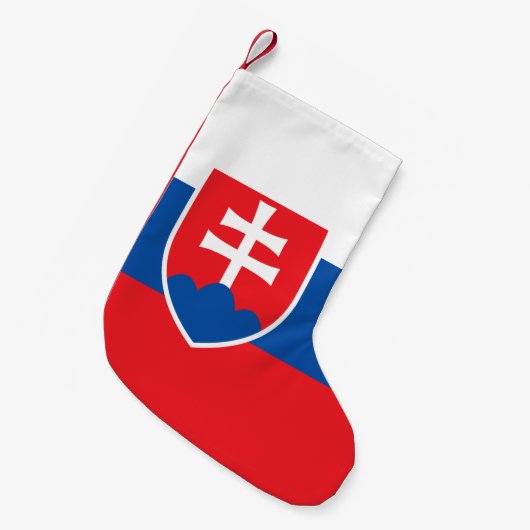 Kerstkousen met vlag van Slowakije Kleine Kerstsok (Voorkant (Hangend))