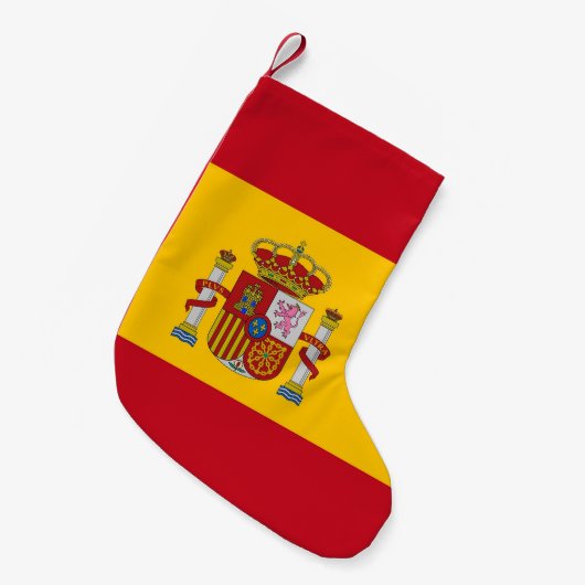 Kerstkousen met vlag van Spanje Kleine Kerstsok (Voorkant (Hangend))