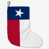 Kerstkousen met vlag van Texas Kleine Kerstsok (Voorkant)