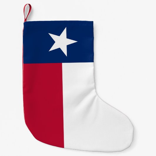Kerstkousen met vlag van Texas Kleine Kerstsok (Voorkant)