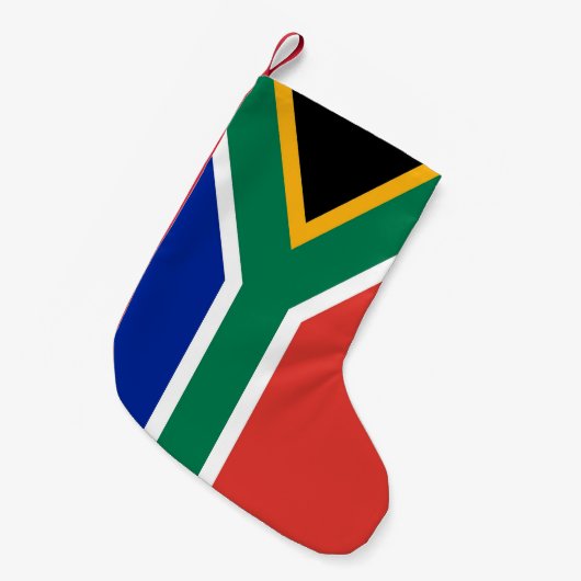 Kerstkousen met vlag van Zuid-Afrika Kleine Kerstsok (Voorkant (Hangend))