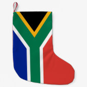 Kerstkousen met vlag van Zuid-Afrika Kleine Kerstsok (Voorkant)