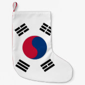 Kerstkousen met vlag van Zuid-Korea Kleine Kerstsok (Voorkant)