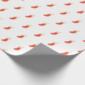 Kerstkousen ontwerp cadeaupapier (Hoek)