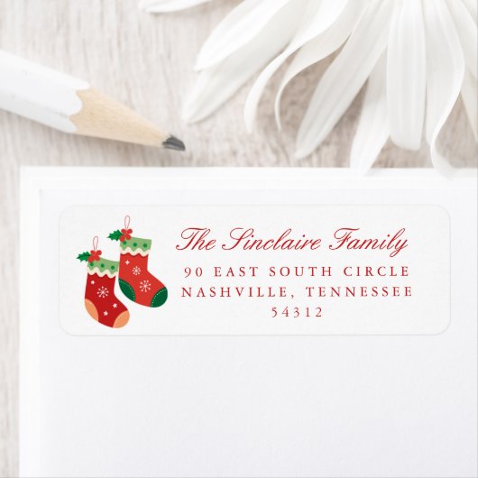 Kerstkousen retouradres etiket (Insitu)