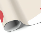 Kerstkousen Santa rustieke vakantie Cadeaupapier (Rol Hoek)