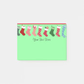 Kerstkousen  Sjabloon Post-it® Notes (Voorkant)