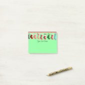 Kerstkousen  Sjabloon Post-it® Notes (Op bureau)