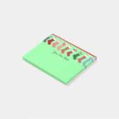 Kerstkousen  Sjabloon Post-it® Notes (Schuin)