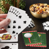 Kerstkousvuller voor golfer pokerkaarten (Insitu)