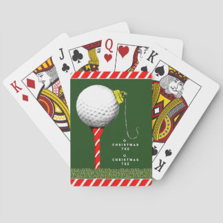 Kerstkousvuller voor golfer pokerkaarten