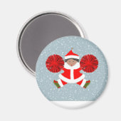 Kerstkousvulling voor cheerleaders magneet (Voorkant / Achterkant)