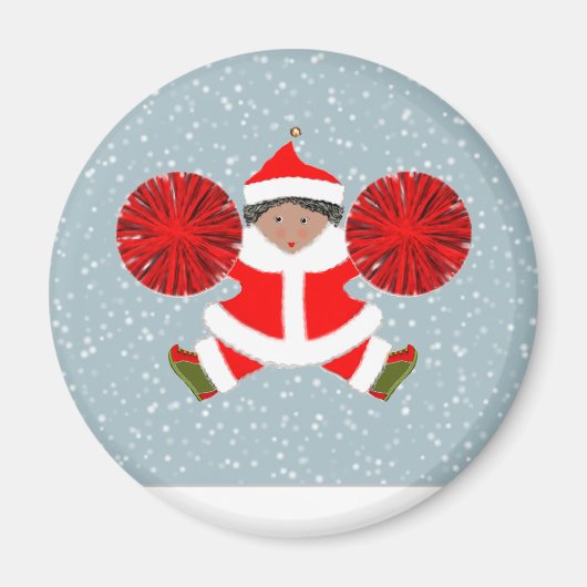 Kerstkousvulling voor cheerleaders magneet (Voorkant)