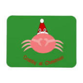 kerstkrab aangepast magneet (Horizontaal)