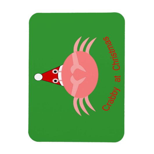 kerstkrab aangepast magneet (Verticaal)