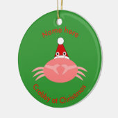 kerstkrab aangepast Ornament (Links)
