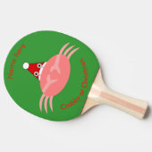 kerstkrab Aangepast pingpongpeddel Tafeltennisbatje (Zijkant)
