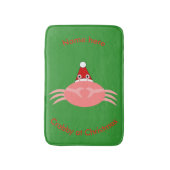 kerstkrab aangepaste badmat (Voorkant Verticaal)