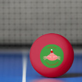 Kerstkrab aangepaste pingpongbal (Net)