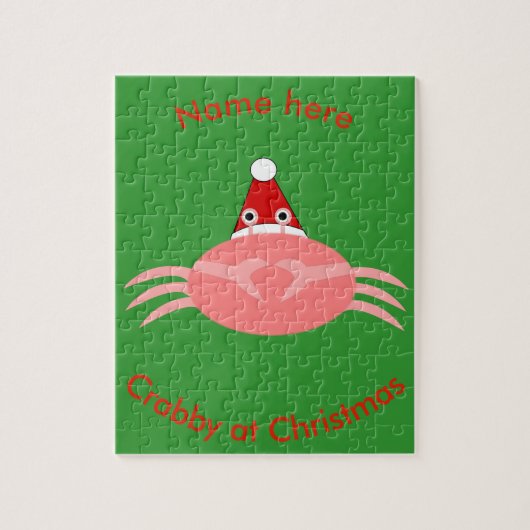 kerstkrab Aangepaste puzzel (Verticaal)