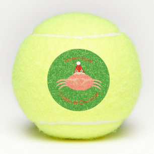 kerstkrab Aangepaste tennisbakken Tennisballen