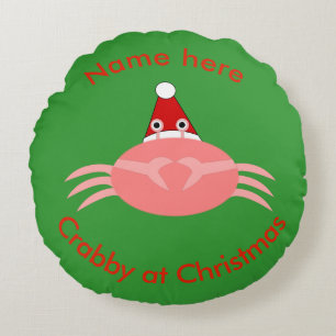 Kerstkrab Custom Kussen