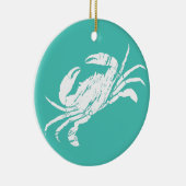 kerstkrab keramisch ornament (Rechts)