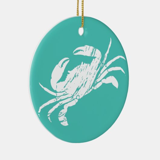 kerstkrab keramisch ornament (Rechts)