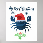 kerstkrab poster (Voorkant)
