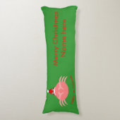 Kerstkrabben Pillow Lichaamskussen (Voorkant Verticaal)
