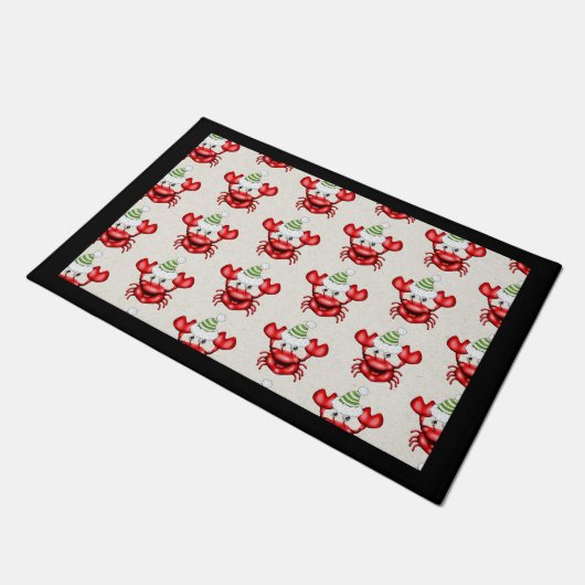 Kerstkrabdedeur Deurmat (Schuin)