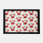 Kerstkrabdedeur Deurmat (Voorkant)