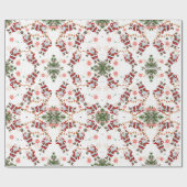 kerstkraftpapier cadeaupapier (Vlak)