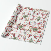 kerstkraftpapier cadeaupapier (Uitgerold)