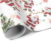 kerstkraftpapier cadeaupapier (Rol Hoek)