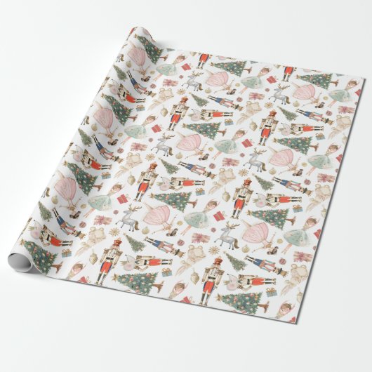 kerstkraker cadeaupapier (Uitgerold)