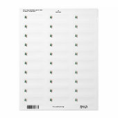 kerstkraker etiket (Full Sheet)