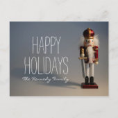 kerstkraker feestdagenkaart (Voorkant)