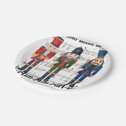 kerstkraker papieren bordje (Gekanteld)