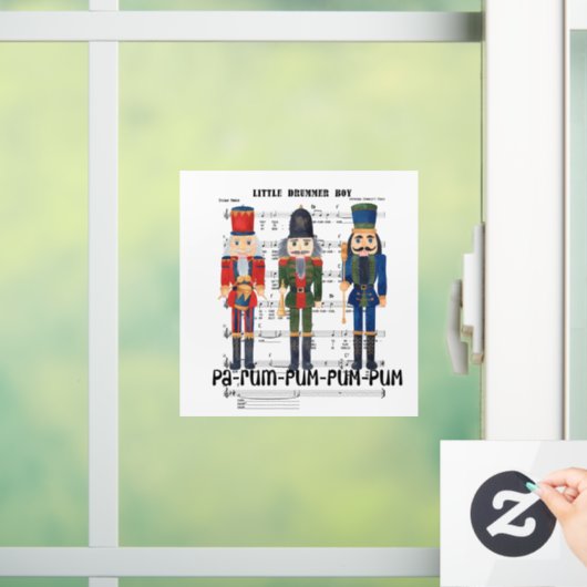 kerstkraker raamsticker (Huis)