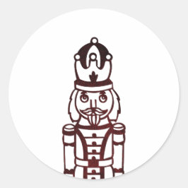 kerstkraker ronde sticker