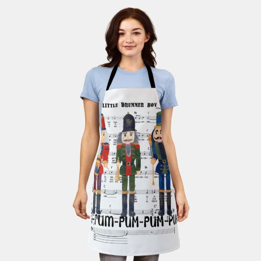 kerstkraker schort (Gedragen)