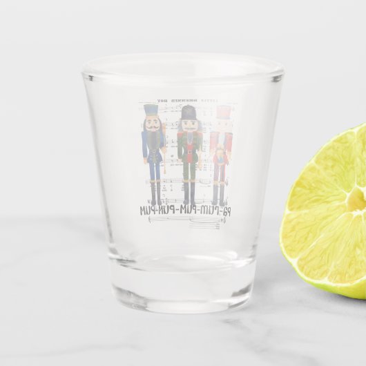 kerstkraker shot glas (Achterkant)