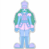 kerstkraker sticker (Voorkant)