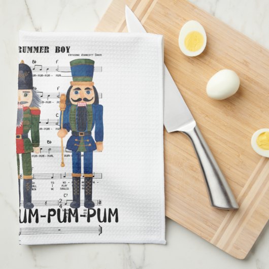 kerstkraker theedoek (Quarter Fold)