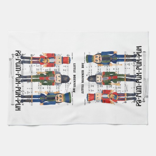 kerstkraker theedoek (Horizontaal)